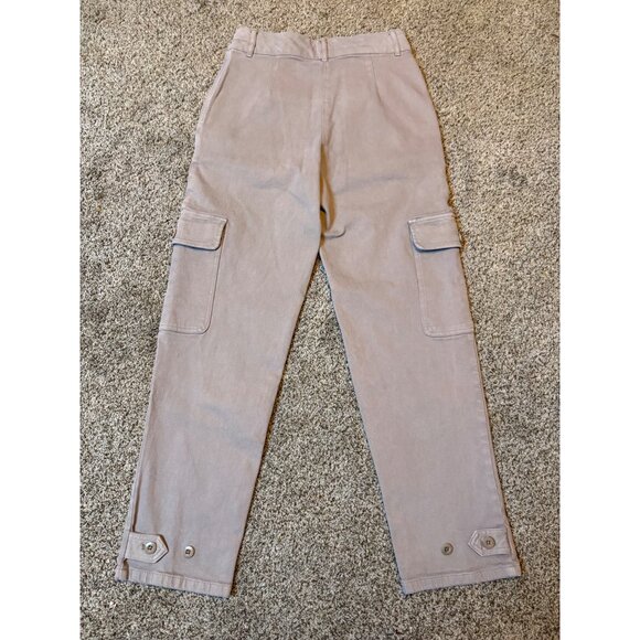 Aritzia Wilfred Free Modern Cargo Straight Pants High-Rise Utility Taupe Twill 6 - Picture 16 of 16